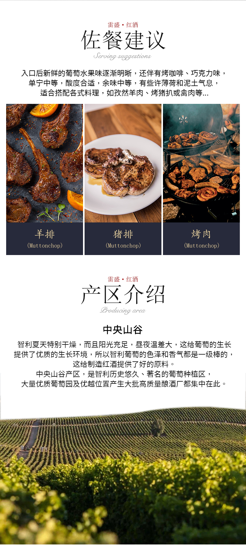 雷盛红酒319智利干红葡萄酒(图3)