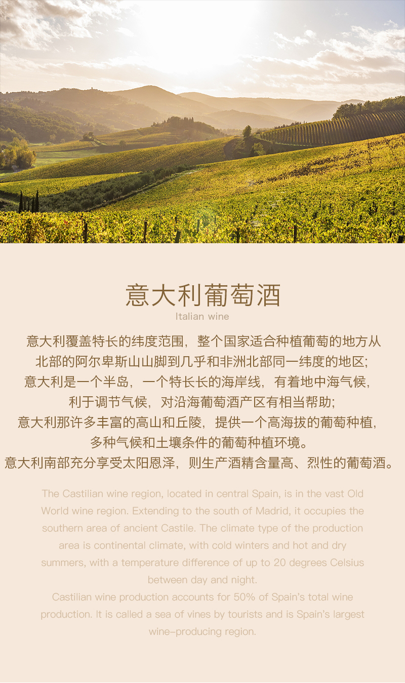 雷盛红酒 513意大利干红葡萄酒(图2)